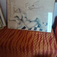 quadro di autore A.  Comini  102 x73 cm.