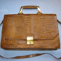 Borsa SUDHAUS 883 vintage, in SKY stampa cocco