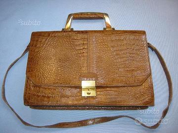 Borsa SUDHAUS 883 vintage, in SKY stampa cocco