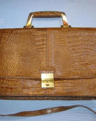 Borsa SUDHAUS 883 vintage, in SKY stampa cocco