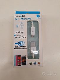 Cavo Dati e Ricarica USB - Micro USB / V8 Movitel