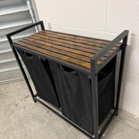 Mobile bagno portabiancheria VASAGLE