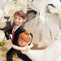 Cake topper matrimonio/ sposi divertenti romantici