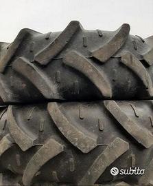 Coppia gomme usate tractor 13 6 28 bkt 6pr