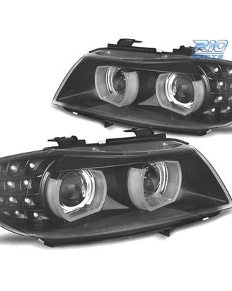 FARI XENON AFS ANGEL EYES U 3D LED BMW E90 E91 LCI
