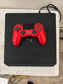 PS4 SLIM 1 TB + Controller Rosso