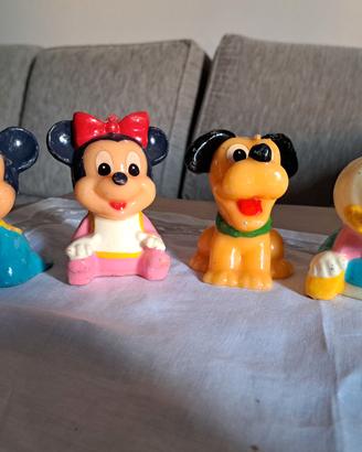 Lotto candele Disney vintage Mickey, Minnie, Pluto