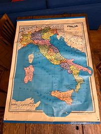 Carta geografica Italia