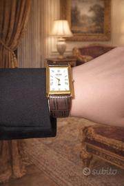 Seiko tank vintage SQ oro e marrone