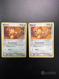 Pokemon meowth holo e comune specie delta 2006