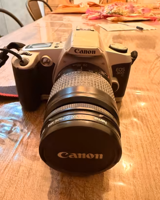 Canon EOS 500 reflex analogica + obiettivo 75-300