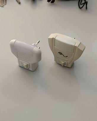Coppia luci notturne a LED da presa 0.5W