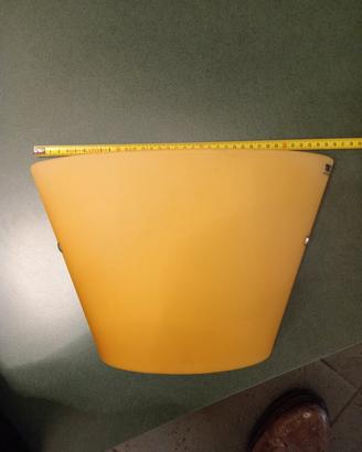 lampada da parete in vetro di murano
