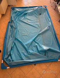 Piscina rettangolare Bestway, depuratore acqua