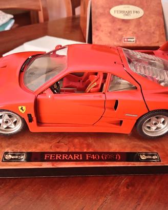 FERRARI F40 scala 1/18 Burago 