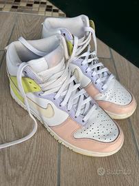 Nike dunk high multicolor da Donna