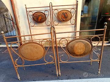 letto in ferro battuto primi 900