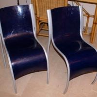 2  sedie  FPE Kartell   colore BLU
