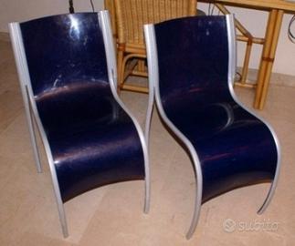 2  sedie  FPE Kartell   colore BLU