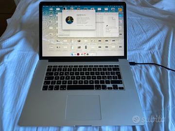 Mac book pro retina 15