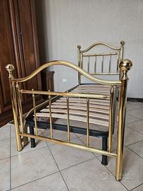 2 strutture letto gemelle in ottone " Chiapello"