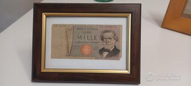 lire mille Giuseppe Verdi