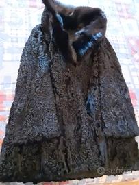 giaccone donna in vero Persiano con collo in volpe