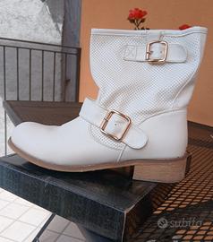 Stivaletto bianco donna numero 38