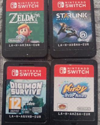 4 giochi Nintendo Switch 