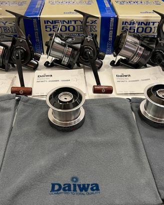 Mulinelli 3 Daiwa Infinity X-5500BR+3 box+3 bobine