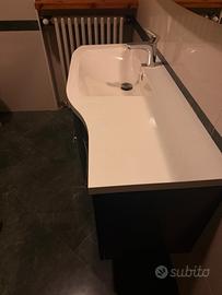 Bagno completo moderno 119 cm + box doccia 100x80