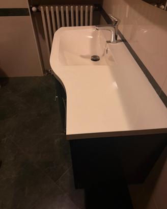 Bagno completo moderno 119 cm + box doccia 100x80