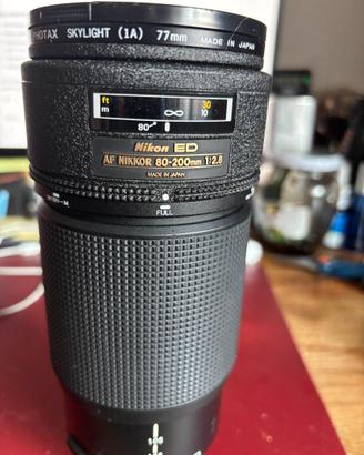 Nikon AF Nikkor ED 80-200mm f/2.8 - obiettivo prof