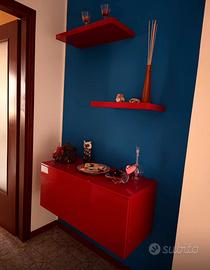 Mobile sospeso ingresso + mensole