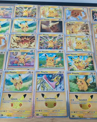 22 pikachu del 30 anniversario pokemon
