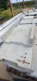 Coperture per canali di scolo, grondaie in calcest
