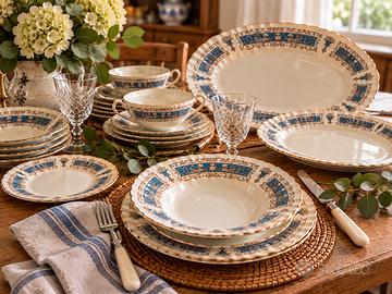 Servizio piatti ceramiche vintage inglesi Myott