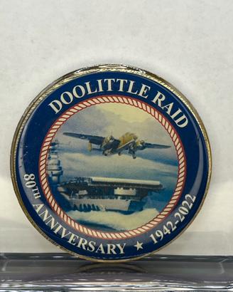 Moneta Challenge Coin 80° Doolittle Raid CAF