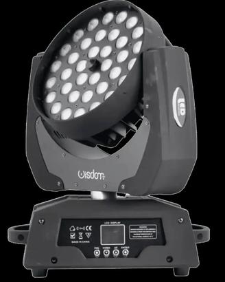 luci wash 36x18 con zoom