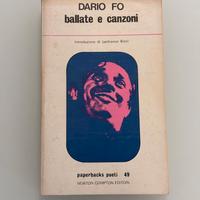Dario Fo – Ballate e canzoni (Newton Compton 1976)