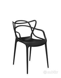 Sedia Singola Kartell Masters Nera