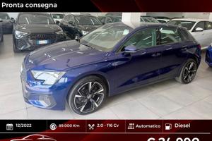 Audi A3 SPB 30 TDI S tronic Advanced FINANZIABILE