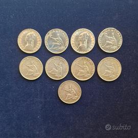 🇮🇹ITALIA. Lotto Di 9 Monete d'Argento Misto
