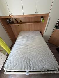 Letto con contenitore