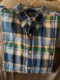 Camicia polo Ralph Lauren in lino