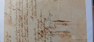 6 manoscritti originale di Valtellina  rarissimi