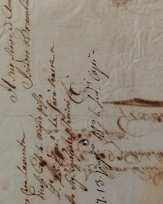 6 manoscritti originale di Valtellina  rarissimi