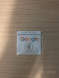 Targhette NFC Google review