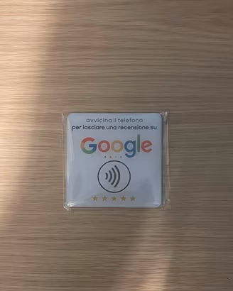 Targhette NFC Google review