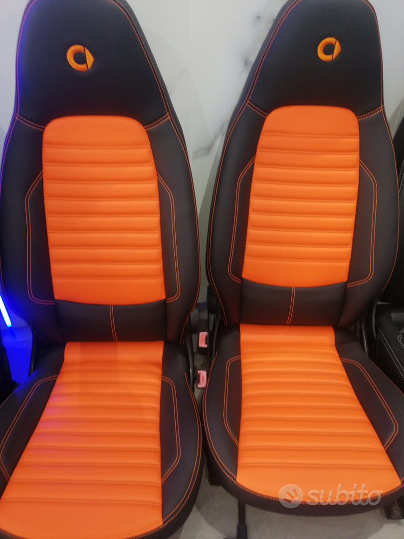 Sedili Smart 451 arancio - Accessori Auto In vendita a Napoli